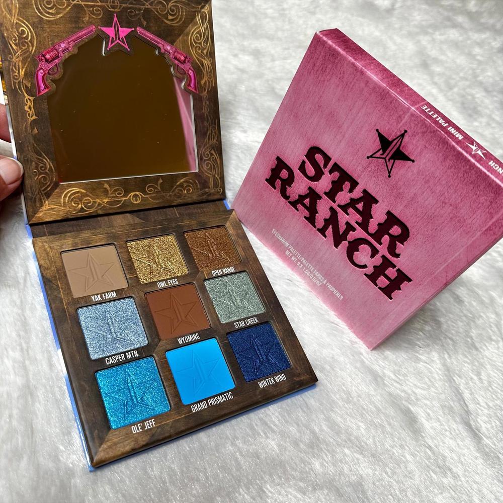NIB Jeffree Star Star Ranch Eyeshadow Palette Full Size 9 x 1.5g